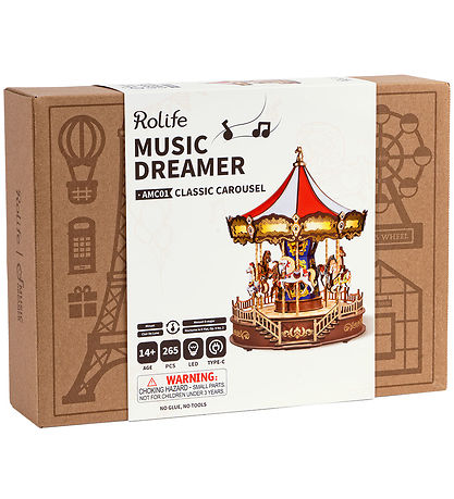 Rolife Miniature-diorama - Classic Carousel - Music Dreamer - 26