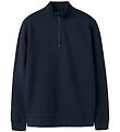 LMTD Bluse - Noos - NlnNizu - Halv Lynlås - Navy Blazer