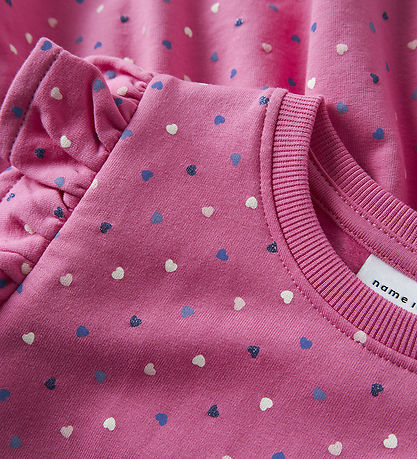 Name It Sweatkjole - NmfOeana - Pink Power