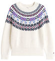 Tommy Hilfiger Bluse - Strik - Ivory Silkwhite