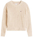 Tommy Hilfiger Blouse - Knitted - Malted Milk Heather Beige