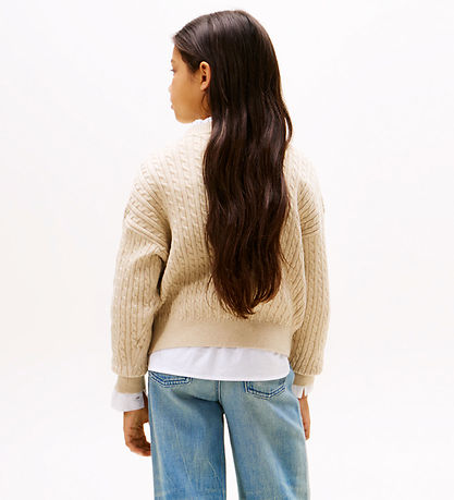 Tommy Hilfiger Bluse - Strik - Malted Milk Heathrbeige