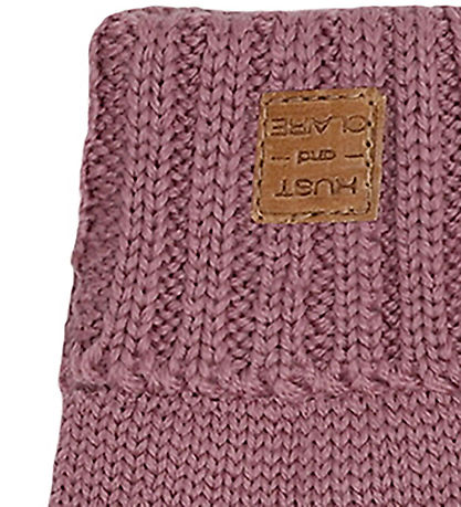 Hust and Claire Handsker - Uld - Strik - HCFesto - Pale Mauve