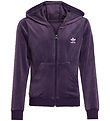 adidas Originals Cardigan - Velour - Aurplu/White