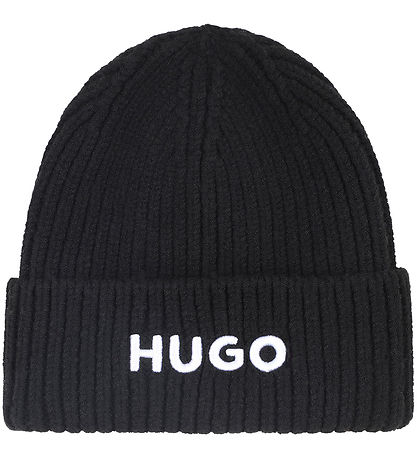 HUGO Beanie - Knitted - Black