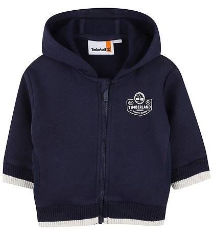 Timberland Cardigan m. Hætte - Navy