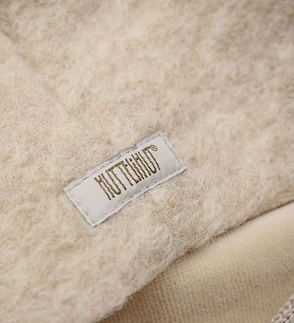 Huttelihut Hue - Uld - Sand Melange m. Kvast
