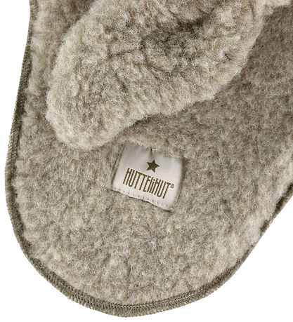 Huttelihut Elefanthue - Uld - Teddy - 2-lags - Camel Melange