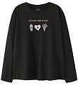 Name It Bluse - NkfVeen - Black/More Glitter