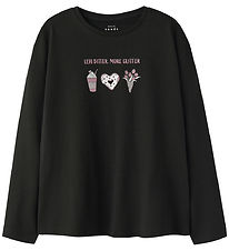 Name It Bluse - NkfVeen - Black/More Glitter