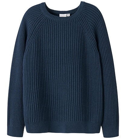 Name It Bluse - Strik - Rib - NkmVolly - Insignia Blue