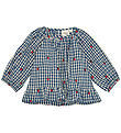 Flöss Blouse - Nolly - Berry Blue check