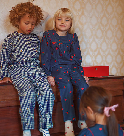 Flöss Shirt - Olivian - Bee Blue check