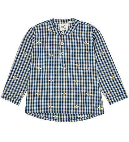 Flöss Shirt - Olivian - Bee Blue check