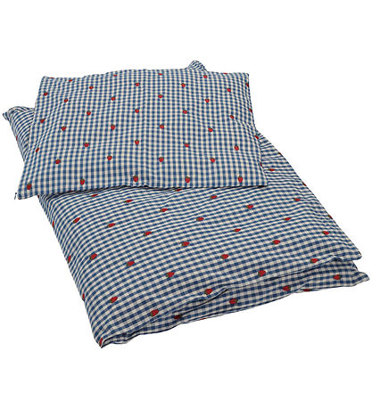 Flöss Bedding - Junior - Nolly - Berry Blue check