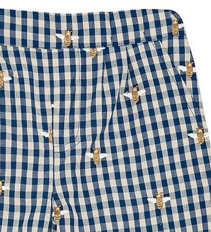 Flöss Bukser - Olivian - Bee Blue Check