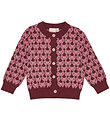Flöss Cardigan - Strik - Nova - Bordeaux Bow