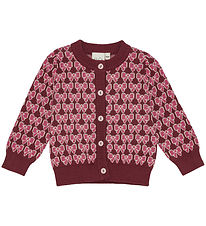 Flöss Cardigan - Strik - Nova - Bordeaux Bow
