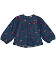 Flöss Blouse - Amee - Denim - Mid Blue Heart