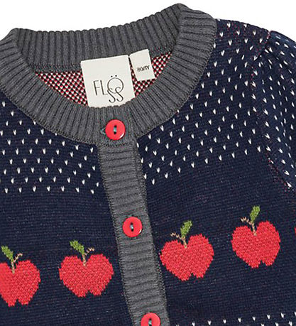 Flöss Cardigan - Strik - Esther - Navy Space