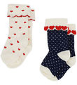 Flöss Socks - 2-Pack - Viola - Heart