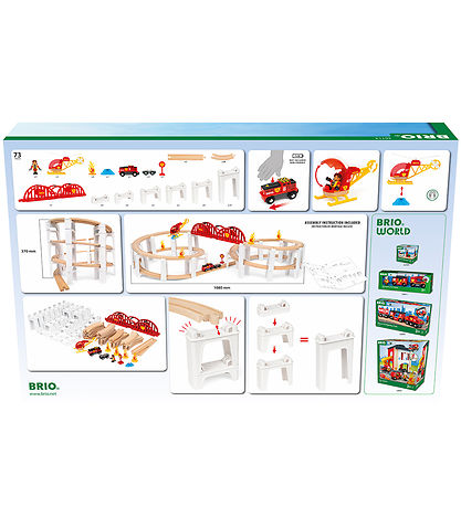 Brio World Mega Spiralsæt - 73 dele - 36114