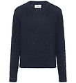 Grunt Bluse - Strik - GrAron - Navy