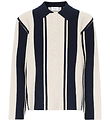 Grunt Cardigan - Strik - GrBaja - Navy-Sand