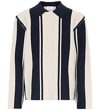 Grunt Cardigan - Strik - GrBaja - Navy-Sand