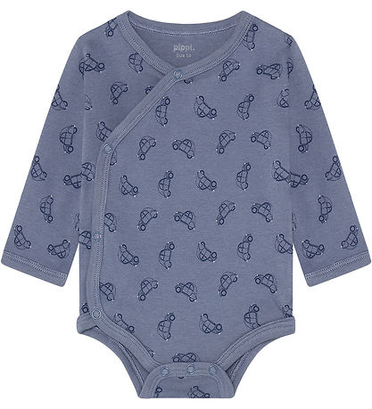 Pippi Baby Body l/æ - 4-pak - Flint Stone