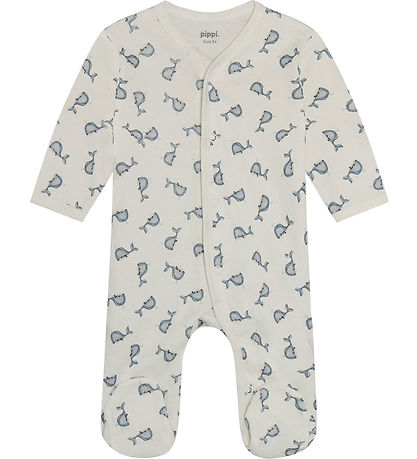 Pippi Baby Natdragter - 2-pak - Flint Stone