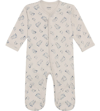Pippi Baby Natdragter - 2-pak - Flint Stone