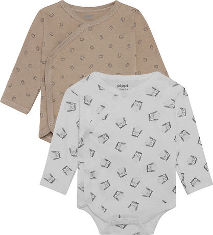 Pippi Baby Body l/æ - 4-pak - Rainy Day