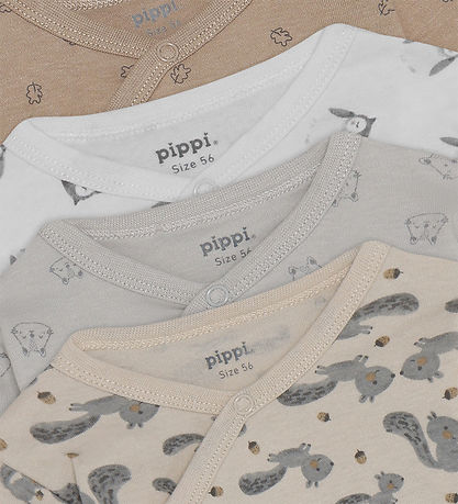 Pippi Baby Body l/æ - 4-pak - Rainy Day