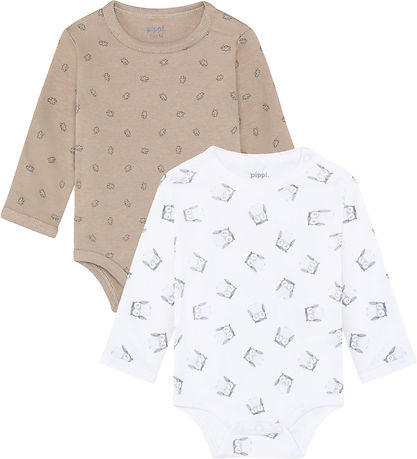 Pippi Baby Body l/æ - 4-pak - Rainy Day