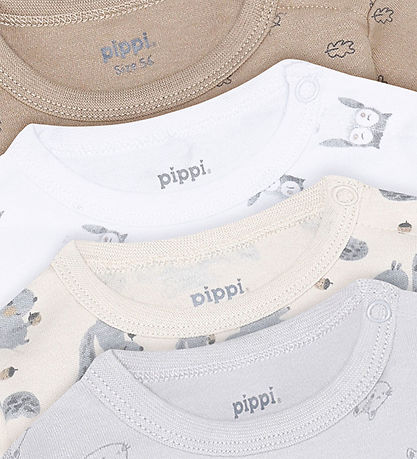 Pippi Baby Body l/æ - 4-pak - Rainy Day