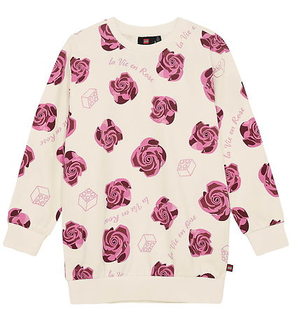 LEGO® Wear Tunic - Sweat - LwSasha 600 - White w. Roses