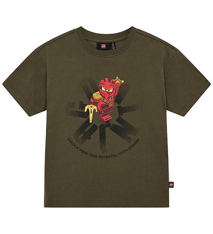 LEGO® Wear Ninjago T-shirt - LwTaffy 609 - Brun