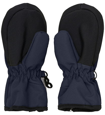 En Fant Mittens w. Zipper - Ebony