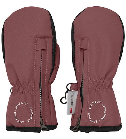 En Fant Mittens - Rose Taupe w. Zipper