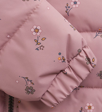 Color Kids Dunjakke - Quilt & AOP - Woodrose