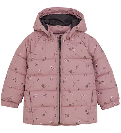 Color Kids Dunjakke - Quilt & AOP - Woodrose