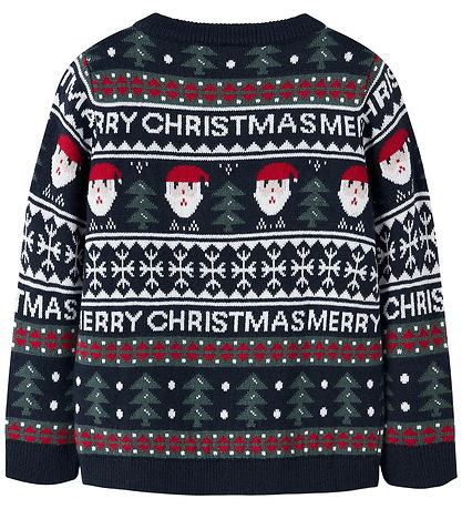 Name it Sweatshirt - NmnRastokka - Strik - Dark Sapphire