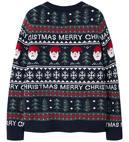 Name it Sweatshirt - NknRastokka - Strik - Dark Sapphire