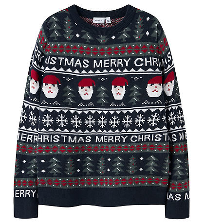 Name it Sweatshirt - NknRastokka - Strik - Dark Sapphire