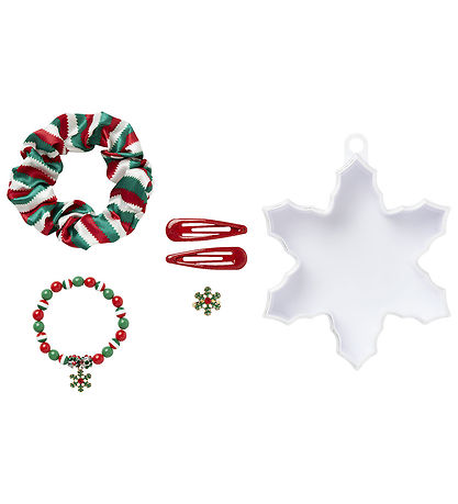 Name it Hårklemmer - NkfRistmas - Cloud Dancer/SNOWFLAKE