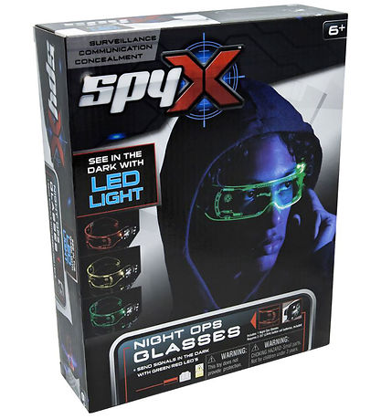 SpyX  Nat Observationsbriller - LED lys