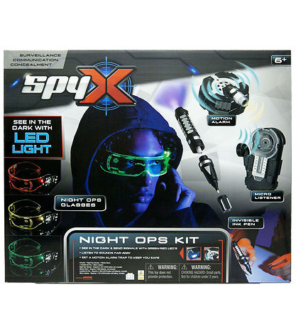 SpyX - Nat-observationssæt - LED Lys - Gul/Rød/Grøn