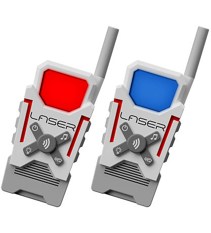 Laser X - Walkie Talkie - 500 m - Hvid/Grå