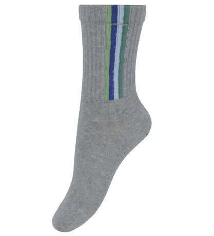 Melton Strømper - Light Grey Melange